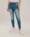 Jeans Push Up,AZUL ACERO
